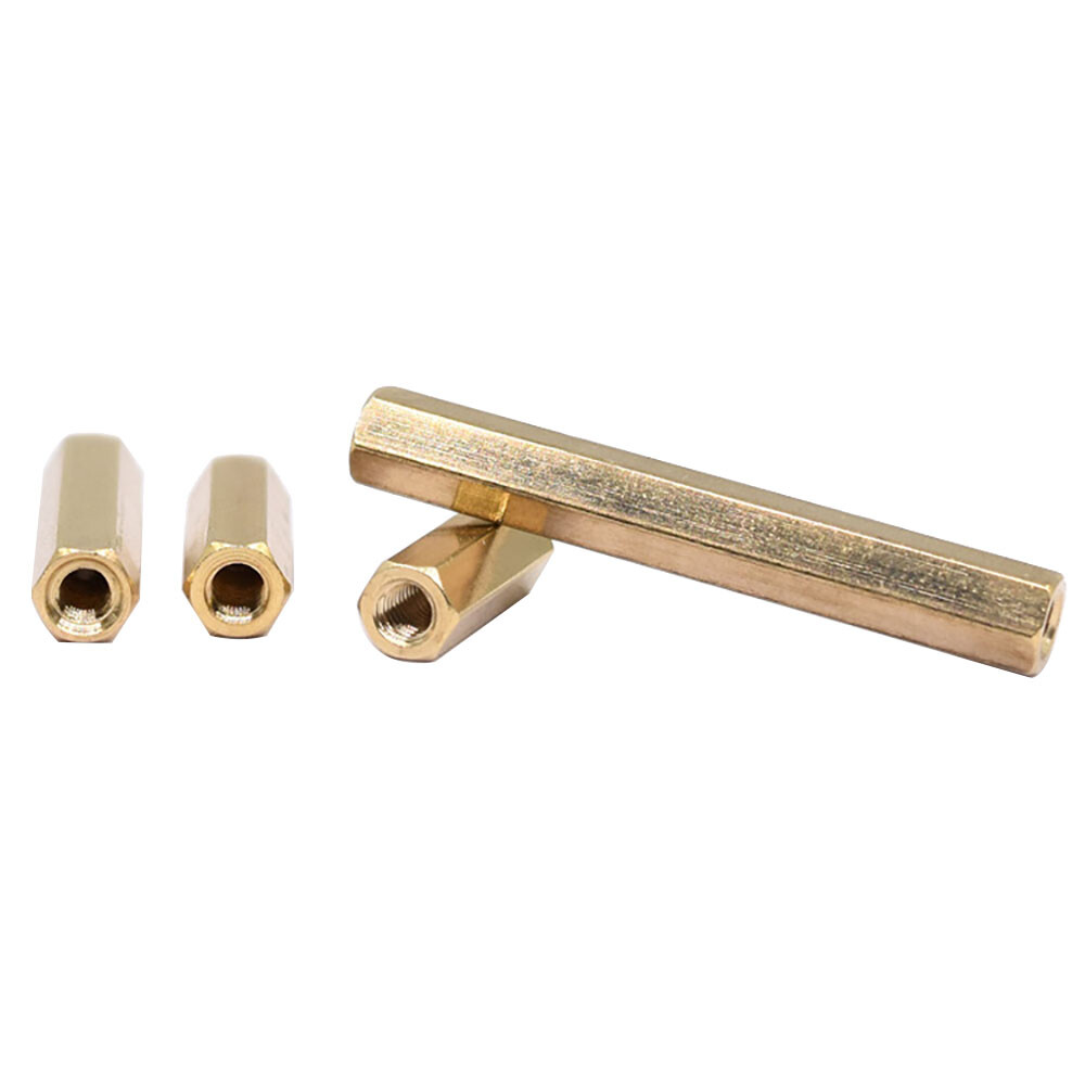 M4 Brass Spacers Female Threaded Hex Standoff Pillar PCB Spacer Studs