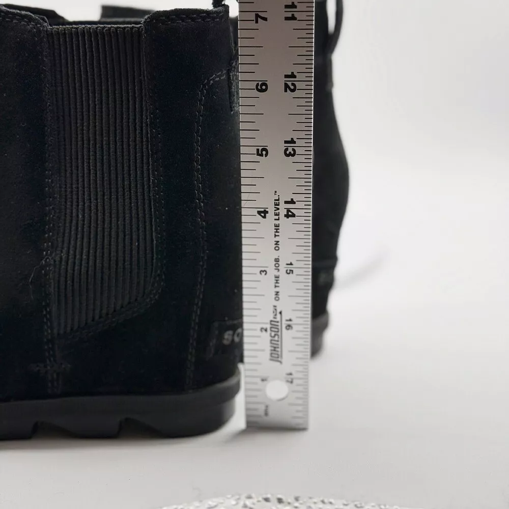sorel joan of arctic wedge iii chelsea suede boots