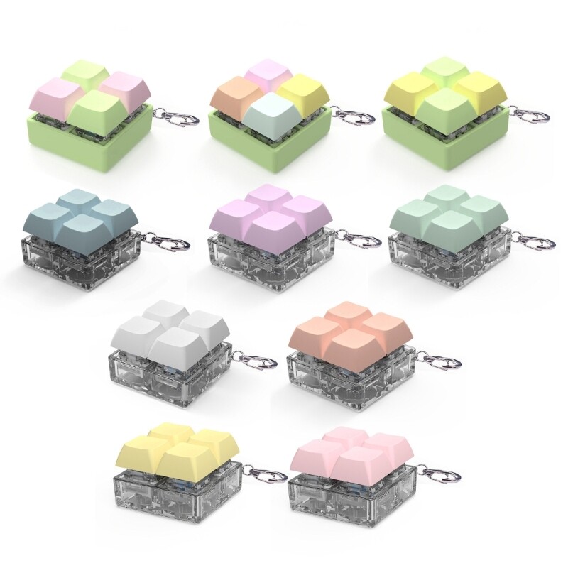 LED Keychain Pendant for Testing Mechanical Keyboard Switch Tension Release