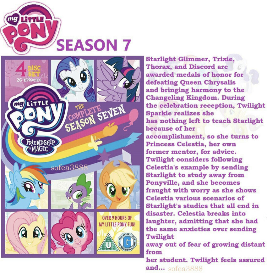 My Little Pony: Friendship Is Magic (Season 4 5 6 7 8 9) Set