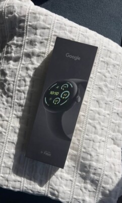 BRAND NEW Google Pixel Watch 3 (latest model) 45mm LTE - obsidian black