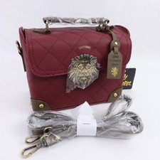 Harry Potter Gryffindor Purse Crossbody Bag Satchel Quilted Luggage Lion Emblem