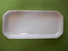 Seltmann Weiden Andrea weiß . 1 Königskuchenplatte  !   33 x 15 cm