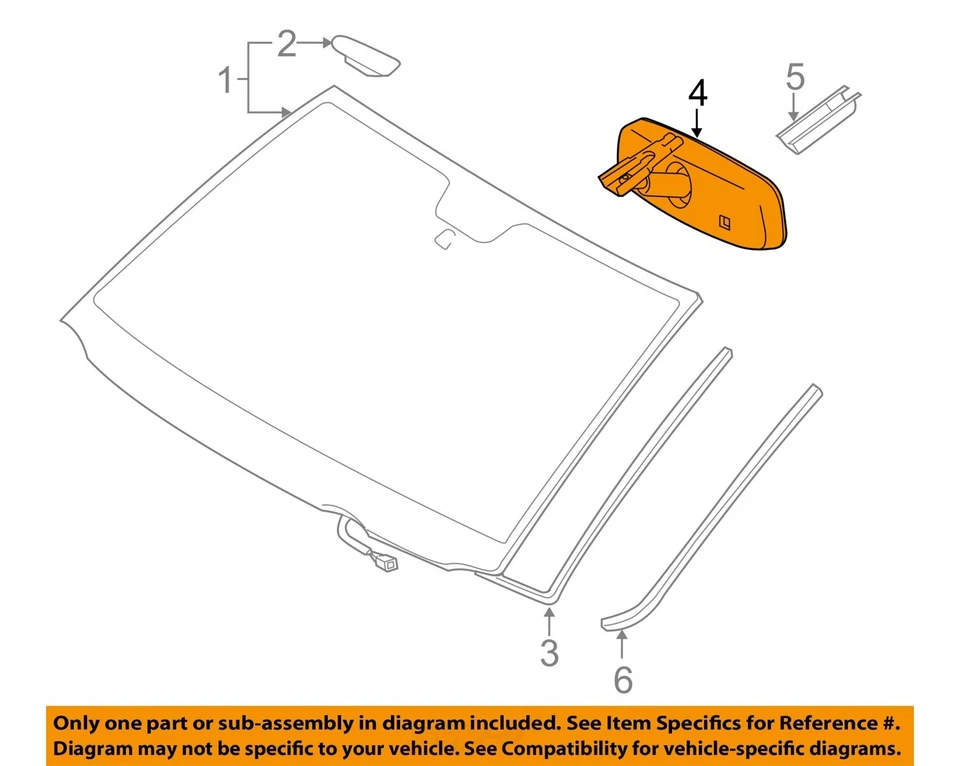 Espejo retrovisor interior delantero central usado se adapta a: Toyota Rav4 2008 gasolina manu Foto 3 de 4