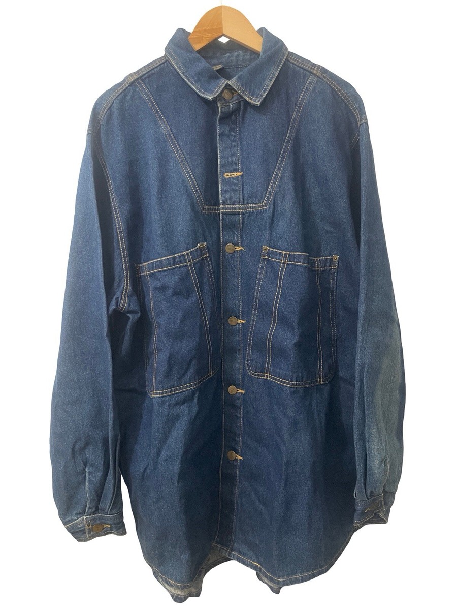 ジャケット・アウター 90s karl kani denim shirt 1993 Karl Kani Button Up Denim Shirt **Style Worn By 2Pac** Vintage 90s