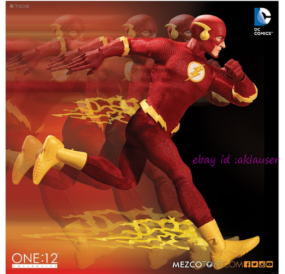 Mezco Toyz 1/12 DC Comics The Flash Action Figure Toy Model In