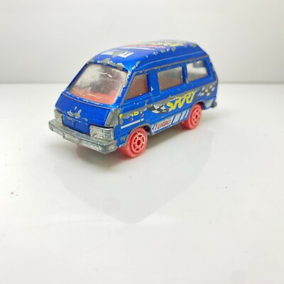 MAJORETTE TOYOTA LITEACE LITE ACE 1/52 NO 216 BLAU VINTAGE 78