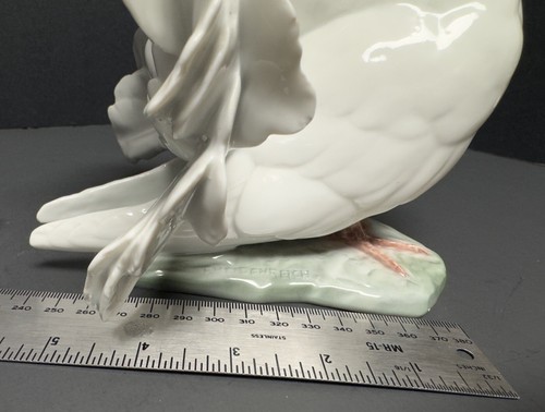 Rosenthal Dove Figurine Germany Porcelain White Hand-painted Signed Decor - Picture 8 of 13