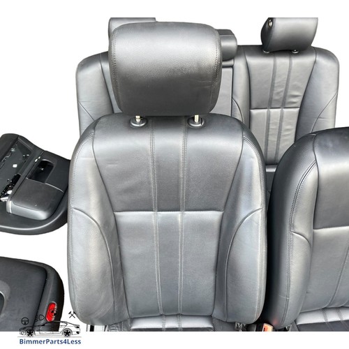 JAGUAR XJ X351 COMPLETE BLACK INTERIOR LEATHER Heated SEATS WITH DOOR CARD - Picture 3 of 9