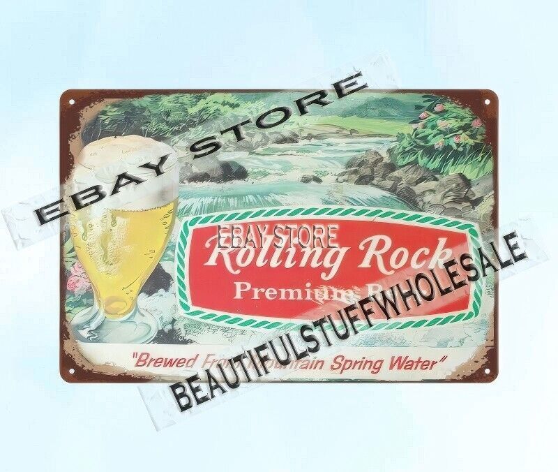 Retro Latrobe Brewing Premium Beer Pennsylvania Metal Tin Sign