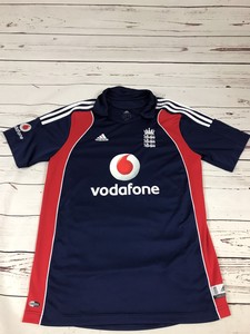 Adidas England Cricket Shirt Jersey One day Vodafone 3 ...