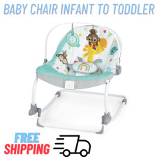 Baby Chair Vibes Infant to Toddler Rocker with Vibrations, Unisex, Newborn 