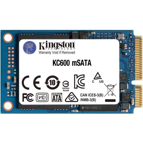 Твердотельный накопитель Kingston KC600 объемом 256 ГБ - Внутренний mSATA - SATA (SATA/600)
