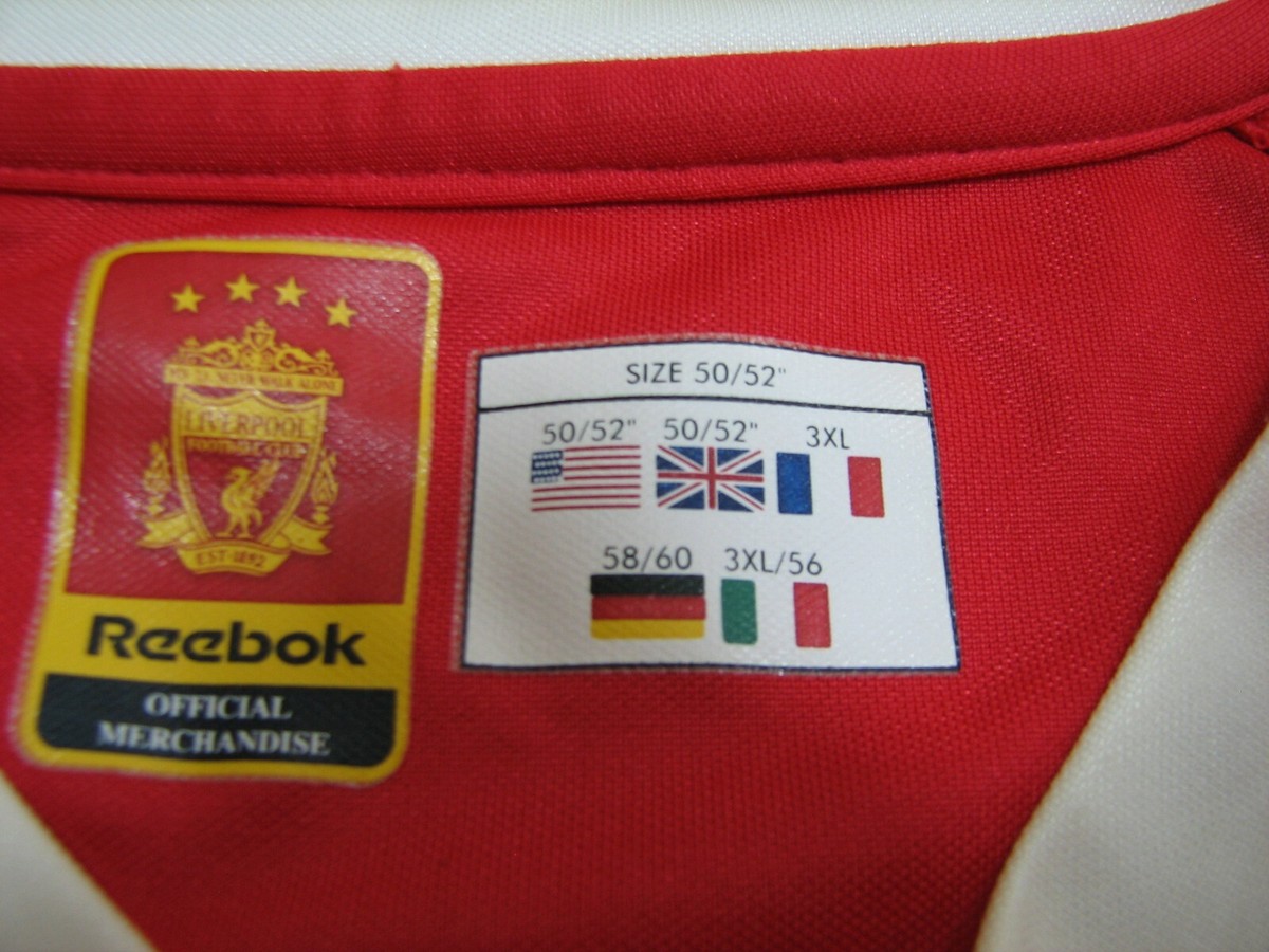 Reebok - 01/03リバプール　ホーム　オーウェンMサイズ LIVERPOOL 2001-03 HOME EUROPEAN SHIRT REEBOK SIZE XXL (50-52
