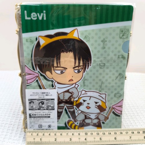 Rascal x Attack on Titan A5 Clear File & Ichiban kuji file Set of 2 pack Anime - Picture 13 of 14