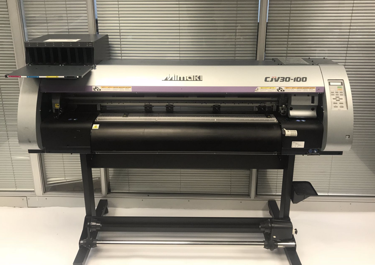 Mimaki CJV30-100 Solvent Printer Cutter Plotter Banner Sign Vinyl 