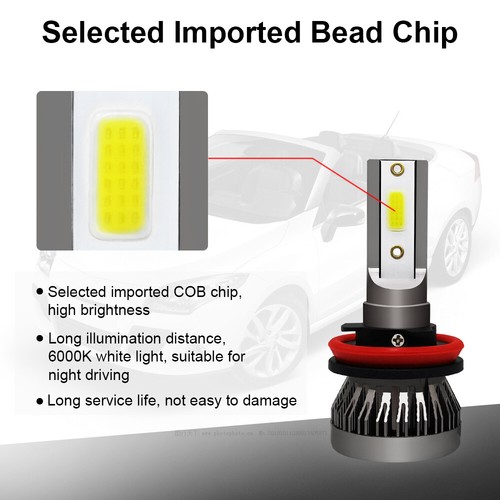 For Lamborghini Diablo VT 1999-2001 LED Headlight High Low Fog Light Bulbs Combo - Foto 17 di 18