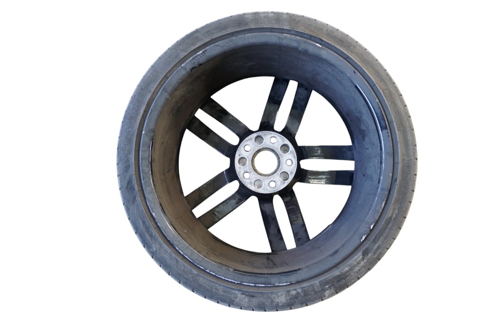 2008 - 2015 AUDI R8 19 INCH 19X8.5 BLACK FRONT WHEEL RIM OEM 420601025B +NOTE