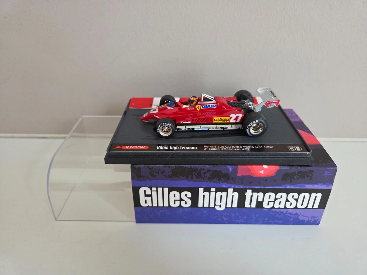 Miniature Brumm 1/43 Gilles Villeneuve - GP Monaco 1981 - Edition Limitée 500 Exemplaires