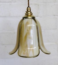 Ceiling Light Christopher Wray Vintage Tiffany Style  LaBelle Pendant Marbled L