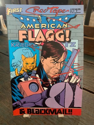 American Flagg! #21 (1985) First Comics VF/NM 1st Print Comic Book Red Tape
