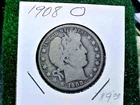 1908-O Barber Half Dollar VERY GOOD Grade