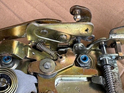 Used 1984-94 PORSCHE 911 930 Door Latch Driver Side 96453105303 LH W47/87 - Picture 16 of 21