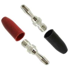 1 x CONN BANANA PLG SOLDERLESS 2PC