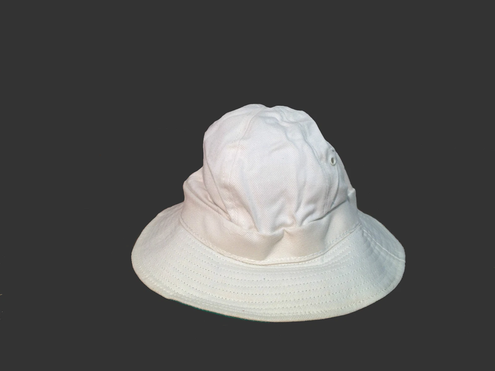 White Bucket Hat with Green under Brim, MADE IN USA!!
Opens in a new window or tab
