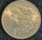 1883 1884 1885 New Orleans  ~ Morgan Silver Dollars ~ AU Condition ~