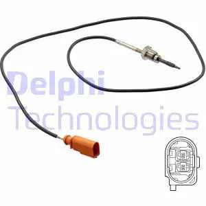 exhaust gas temperature sensor TS30248 DELPHI for VW MULTIVAN Mk V