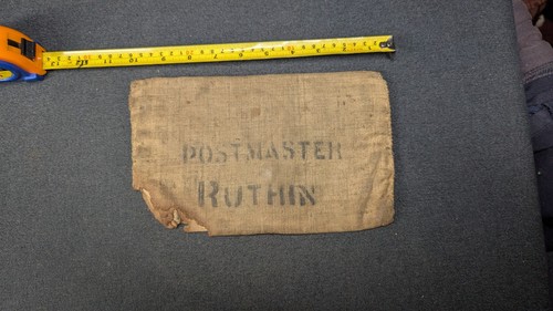 Victorian Postmaster Ruthin Nantclwyd Mail Pouch - Picture 2 of 3