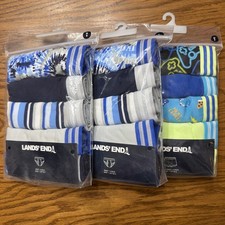 New Lands  End Boy  s 5 Pack Brief Underwear or Boxer Briefs M 8 / L 10-12 Select