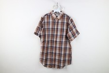 Deadstock Vtg 70s 80s Streetwear Mens L Short Sleeve Collared Button Down Shirt