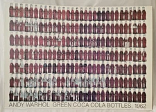 Vintage Andy Warhol GREEN COCA-COLA BOTTLES 1962 Ricordi Authorized Poster