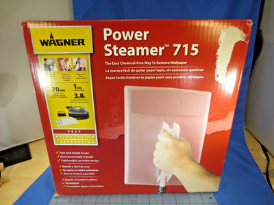 Wagner Power Steamer 715 Easy Chemical Free Wallpaper Removal Steam Tech 0282036