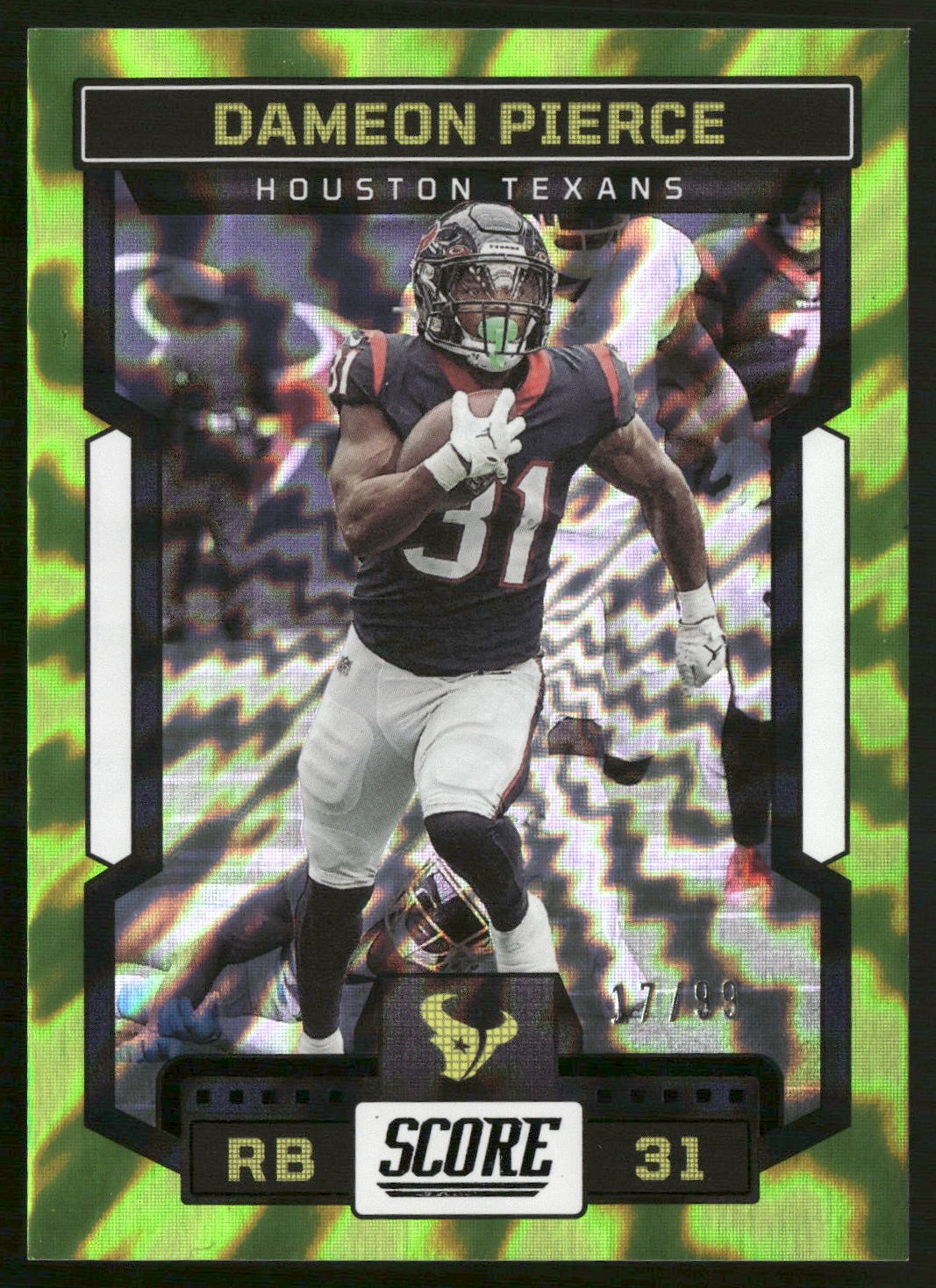2023 Score #2 Dameon Pierce Electric #/99