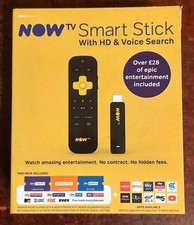 Now TV Smart Stick I With USB Power Supply, Cable And Remote BOXED