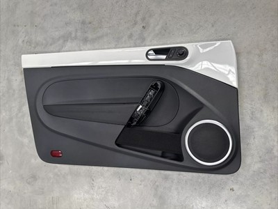 2012-2019 VOLKSWAGEN BEETLE LH LEFT DRIVER DOOR TRIM PANEL BLACK WHITE OEM   