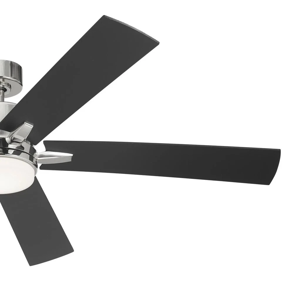 Ventilador de teto interno Kichler Lighting 330060PN Lucian níquel polido - Imagem 2 de 4