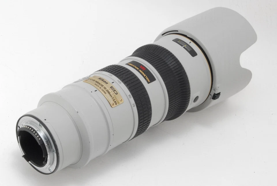 【NEAR MINT】NIKON AF-S VR NIKKOR ED 70-200mm f/2.8G SWM IF LIGHT GREY From Japan - Image 4 of 4