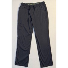 Dickies Gen Flex Scrub Pants Womens Medium Gray Cargo Drawstring DK106 PWT