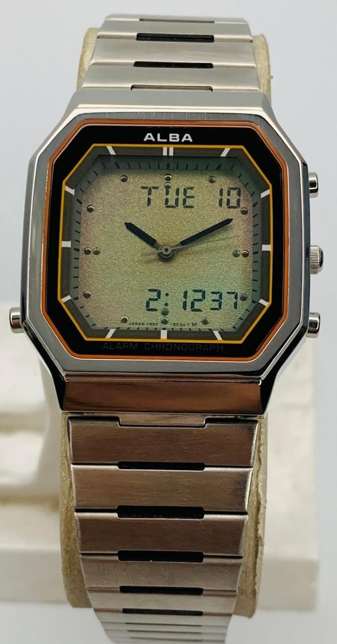 Vintage Seiko Alba Chronograph Y950-5020 Men's Quartz Watch image 3