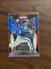 2019 Panini Prizm Tier III Red White & Blue Prizm Thomas Pannone #237 Rookie RC