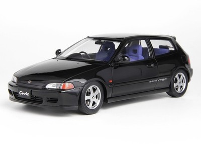 1/18 LCD MODELS ホンダ シビック EG6 SiR Ⅱ 1991 LCD Models 1:18 HONDA CIVIC SIR II (EG6) BLACK WITH OPENINGS