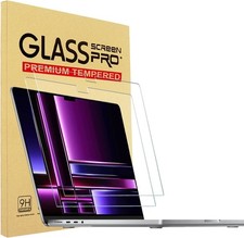 2 PACK For MacBook Neo Air 15" 13" Pro 13" Pro 14" Screen Protector Glass Cover