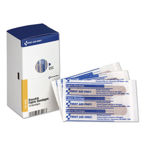 First Aid Only FAE3008 Individually Sterilized Knuckle Bandages 10BX New 2990₽