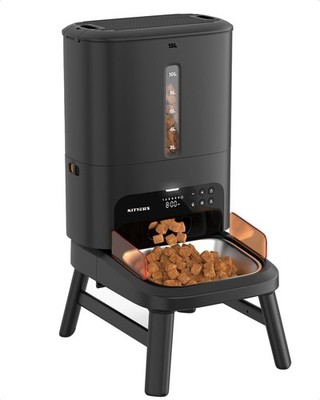 Automatic Dog Feeder Large Breed 15L/ 63 Cups Anti-Clog Dog Food Dispenser