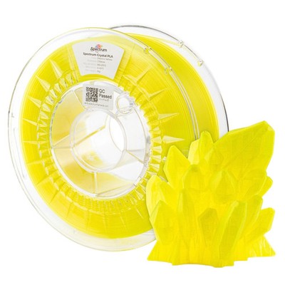 PLA Crystal Premium Filament 1,75mm 1kg Spectrum Filaments 3D Druck