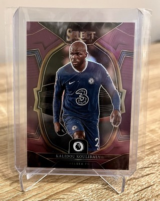 2022-23 Panini Select EPL Kalidou Koulibaly Purple Terrace Insert /135 - Chelsea